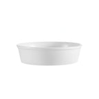 Thumbnail image #1 for CAC China Accessories RDP-9 Round Deep Porcelain Plate, 48 oz, 9" Diameter x 2"H Case of 2 Dozen