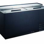 Thumbnail image #1 for Drago DRGF50 Commercial Open-Air Cooler, 12 cu. ft., Black Exterior, Stainless Steel Top Lid, 0°F to 7°F