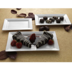 Thumbnail image #2 for International Tableware Elite EL-15 Square Porcelain Pasta Bowl, 15 oz., 4-7/8" x 2-1/4"H Case of 3 Dozen