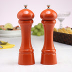 Thumbnail image #2 for Chef Specialties Autumn Hues 08902 Salt and Pepper Mill Set, 8" High, Wood, Ceramic Grinding Mechanism