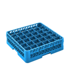 Thumbnail image #1 for ATSMFG Mama Lucy MLY-RG36-1 Full-Size Blue Dishwasher Glass Rack, 36 Compartments, Up to 3" Glass Diameter Case of 3