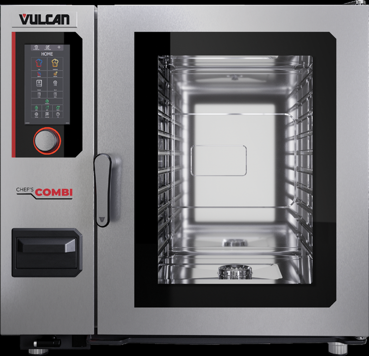 Product image #2 for Vulcan Chef'sCombi 102G Gas 10-Level Full-Size GN 2/1 Steam Generator Combi Oven