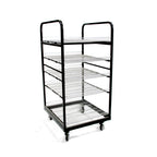 Thumbnail image #1 for Renfro Industries Inc. RIBKRI50 Stainless Steel Bread Transport Rack, 7 Adjustable Wire Shelves, 4 Casters, 50"W x 42"D x 84"H