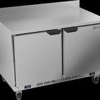 Thumbnail image #5 for Beverage Air WTFR48AHC 48-Inch Two-Section Dual-Temperature Worktop Freezer/Refrigerator, Left Freezer/Right Refrigerator, Stainless Steel