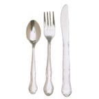 Thumbnail image #2 for Libertyware Rosa Linda RL1 Heavy Teaspoon, 6-1/4", 1.8mm, 18/0 Stainless Steel, Vibro Finish Case of 36 Dozen