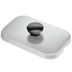 Thumbnail image #1 for Server Products 82559 Lift-Off Notched Stainless Steel Lid for Standard-Size Plastic Fountain Jars