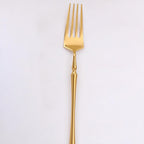 Thumbnail image #1 for Kadra Kitchenware Vikko Dine VF-DF35-IG Dinner Fork, Gold Mirror Finish, 18/10 Stainless Steel, 7.8" Case of 12