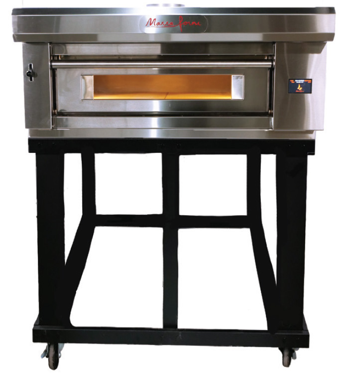 Product image #6 for Marra Forni ELST37-36/1 Single-Deck Electric Stackable Deck Oven with MarraStone Hearth