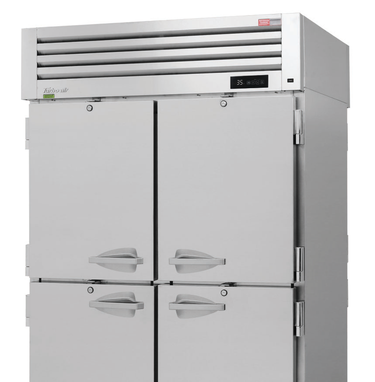 Product image #5 for Turbo Air PRO Series Pass-Thru Two-Section Half Solid Door Reach-In Refrigerator, 50.27 Cu. Ft.