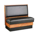 Thumbnail image #1 for JustChair Manufacturing JBS-WSS-42-GR1/COM Single Custom Upholstered Booth, 42"H, Wooden Frame, Privacy Panel