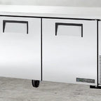 Thumbnail image #5 for True Mfg. - General Foodservice TUC-93D-2-HC Deep Undercounter Refrigerator, 93-1/4" Wide, 2 Doors/2 Drawers, Self-Contained Side-Mounted