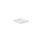 Thumbnail image #1 for Kadra Kitchenware Vikko Lightning VL-0739 Square White China Plate, 3-1/2" Case of 12
