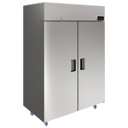 Thumbnail image #2 for QualServ (Middleby) U-Line Commercial UCRE455-SS71A U-Line Corporation (Middleby) 49 Cu. Ft. 2-Section Reach-In Refrigerator, 2 Solid Doors