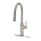 Thumbnail image #1 for Krowne 19-400S Home Faucet, Single-Hole, 2-Spray Pull-Down Wand, Satin Finish