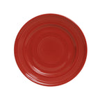 Thumbnail image #1 for Tuxton China Concentrix CQA-120 12-Inch Ceramic Plate, Round, Wide Rim Case of 6