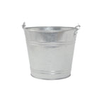 Thumbnail image #1 for CAC China TBS1-87 Galvanized Pail, 8" Diameter x 7" High Case of 12