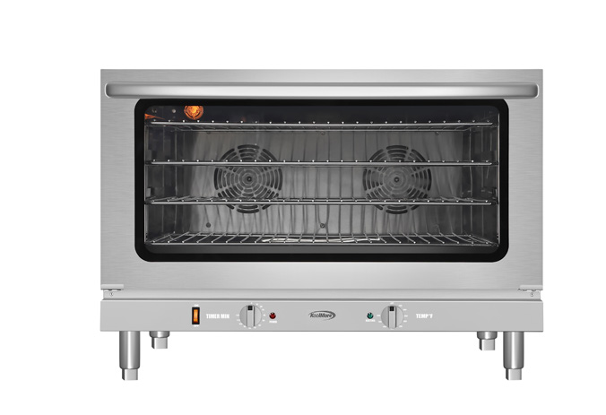 Product image #5 for KoolMore 32-Inch Commercial Countertop Electric Convection Oven for Full-Size Pans, 208/240V, Stainless Steel