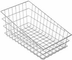 Thumbnail image #5 for Winco Rectangular Wire Bagel / Pastry Serving Basket with Slanted Top, 18-1/2 x 11 x 8 Inches