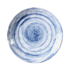Thumbnail image #1 for G.E.T. Van Gogh - EGS D110R-ND Round Melamine Plate, 10-1/8" Diameter x 1-1/2"H, Navy Design Case of 6