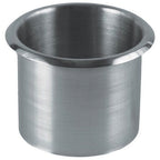 Thumbnail image #1 for AllPoints Foodservice Parts & Supplies 167102 Stainless Steel Bar Waste Chute, 6-inch Hole, 7-inch Flange, 5-inch High