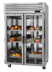 Thumbnail image #2 for Turbo Air PRO Series Two-Section Glass Door Reach-In Refrigerator, 47.36 Cu. Ft., Top-Mount Self-Contained Refrigeration