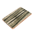 Thumbnail image #1 for Korin Inc PLL-282 Green Moss Rectangular China Plate, 7-1/4"L x 4-1/4"W x 1"H Case of 48