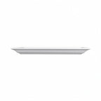 Thumbnail image #2 for G.E.T. Vogue - EGS D7511RC-W Rectangular White Melamine Plate with Narrow Rim, 11 x 7-1/2 x 1 in Case of 6