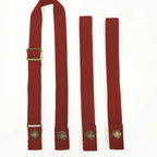 Thumbnail image #1 for Chef Works XNS09-RUS-0 Bib Apron Straps, Rust Polyester, Snap-Tab Interchangeable Neck and Waist Straps