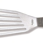 Thumbnail image #1 for JB Prince Global Y566 Fish Spatula, 6" Slotted, Curved Tip, Stainless Steel