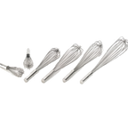 Thumbnail image #1 for Browne USA Foodservice 571114 French Whisk, 14-Inch Stainless Steel, 8 Soldered Wires, Epoxy Filled