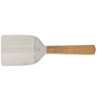Thumbnail image #1 for Browne Foodservice 574304 All-Purpose Spatula, 3-1/2" x 2" Stainless Steel Blade, Hardwood Handle, 7-1/2" Overall