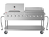 Thumbnail image #6 for KoolMore 72-Inch 10-Burner Commercial Outdoor Propane Gas Grill with 36-Inch Roll Dome Cover and 36-Inch Griddle