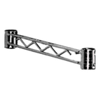 Thumbnail image #1 for Eagle Group Stand-Outs WR18-C Commercial Hanger Rail, Front-to-Back, 18-Inch, Chrome-Plated
