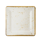 Thumbnail image #1 for Steelite International Creations, Craft White MEL 68A540EL790 Square White Melamine Plate, 9"