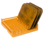 Thumbnail image #1 for Fagor Dishwashing 19031197 Orange Tray Rack for 20" x 20" Rack