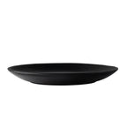 Thumbnail image #1 for CAC China Centennial XCTN-C22 Round Coupe Melamine Plate, 8-1/4 in, Matte Black Case of 3 Dozen