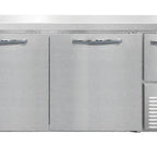 Thumbnail image #1 for Continental Refrigerator RA68N 3-Door Worktop Refrigerator, 68" Wide, Stainless Steel Top, Front & Sides