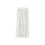 Thumbnail image #1 for CAC China MHD1-24WT Wet Mop Head, 24 oz Cotton-Polyester Blend, Cut End, 1-1/4" Band, White Case of 20
