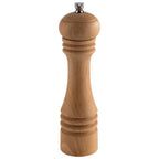 Thumbnail image #1 for Libbey APS Germany - Mills APS 40572 Pepper Mill, 9"H, Stainless Steel and Light Brown Wood, Adjustable Grind