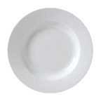 Thumbnail image #1 for Vertex China Catalina CAT-26 Pasta Bowl, 18 oz, 10-1/2" Round, Wide Rim, Rolled Edge, Porcelain, Bright White 1 Dozen