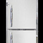 Thumbnail image #1 for Continental Refrigerator Designer Slim Line D1RSENSAHD One-Section Reach-In Refrigerator, Narrow Solid Half-Height Door, Stainless Exterior