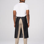 Thumbnail image #2 for Chef Works ABCXX002-BLK-0 Bib Apron, 40"L x 39"W, Black, Adjustable Neck, Utility Chest Pocket, 60/40 Cotton/Polyester