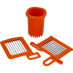 Thumbnail image #1 for AllPoints Foodservice Parts & Supplies DYNAC061 1/4-Inch Grid Set for DynaCube Food Prep Attachment