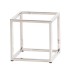 Thumbnail image #2 for Cal-Mil Milo 23201-8-49 Buffet Riser, Cube, Chrome-Plated Metal, 8"W x 8"D x 8"H