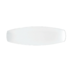 Thumbnail image #1 for Tableware Solutions USA Rustics by Continental 32CURV191 Rectangular China Platter, Curved Edge, 14-2/5" x 3-7/10" Case of 12