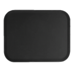 Thumbnail image #1 for Thunder Group PLFT1418BK Rectangular Non-Skid Fiberglass Serving Tray, 14 x 18 Inch, Black Case of 12