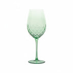 Thumbnail image #1 for Kadra Kitchenware Vikko Decor VD-15-MGN Green Wine Glass, 15 oz. Case of 24