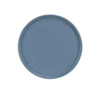 Thumbnail image #1 for Cal-Mil 22026-10-111 Low Rim Melamine Plate, Stone Blue, Round, 10.25" Diameter x 1" High Case of 6