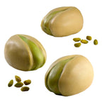 Thumbnail image #1 for JB Prince MA529 L Pistachio-Shaped Silicone Mold, 15 Cavities, 4.1 oz Each, 3.1 x 2.2 x 1.8 in Cavities