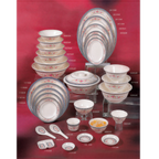 Thumbnail image #2 for Thunder Group Rose 5075AR Rimless Melamine Bowl, 52 oz., 8-3/4 in. Diameter Case of 6 Dozen